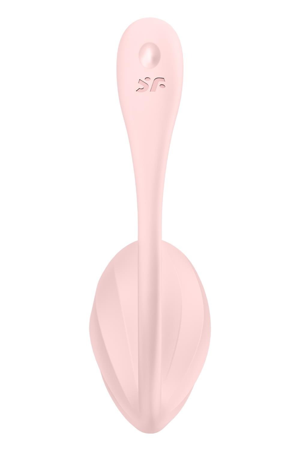 Смарт-віброяйце Satisfyer Ribbed Petal Connect App Rose, керування зі смартфона, пульт ДК