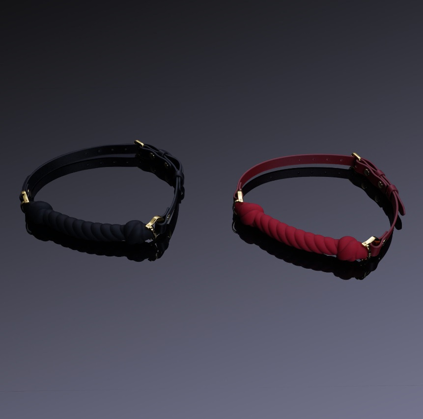 Кляп у формі джгута UPKO Desire for Mouth Bondage Collection, чорний