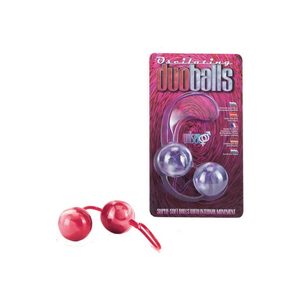 Кулі вагінальні MARBILIZED DUO BALLS - RED
