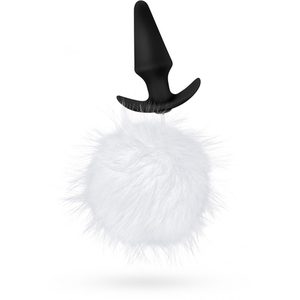 T330675 анальна пробка з помпоном POM PLUGS FUR POM Pom WHITE