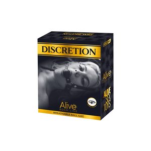Повітропроникний кляп Alive Discretion Red