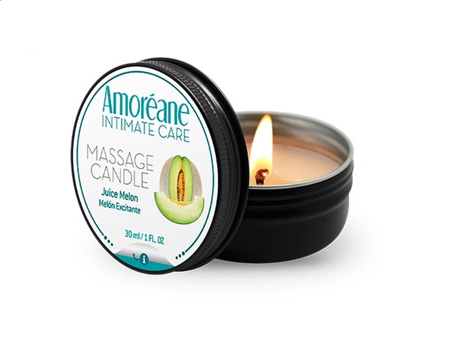 Масажна свічка Amoreane Juicy Melon (30 мл)