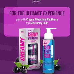 Лубрикант Intt Slide Berry Slide! (100 мл) на водній основі, зі смаком ожини