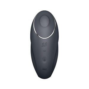 Вібростимулятор-пульсатор Satisfyer Tap & Climax 1 Grey, ефект постукування пальцем, 2 мотори