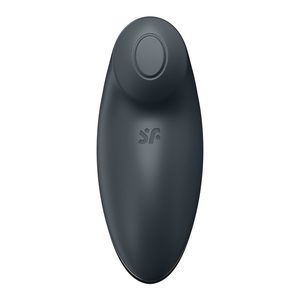 Вібростимулятор-пульсатор Satisfyer Tap & Climax 2 Grey, ефект постукування пальцем