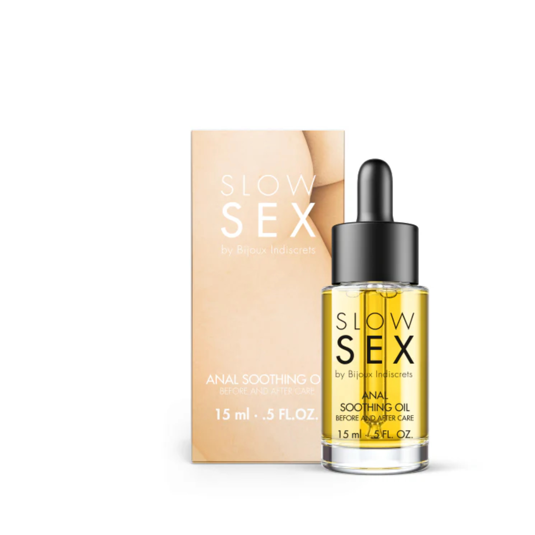 Заспокійлива олія для анального сексу Bijoux Indiscrets Slow Sex Anal Soothing Oil Before & After 15 мл