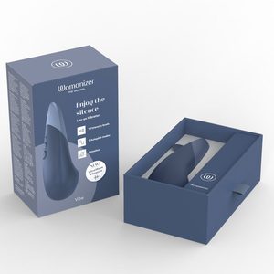 Мінівібратор Womanizer Vibe Dark Blue, 3 авторежими + 10 рівнів інтенсивності
