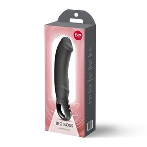 Вібратор для точки G Fun Factory BIG BOSS Black, дуже потужний, 23,5 см