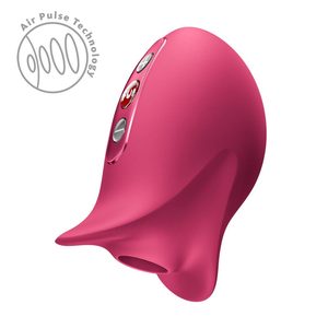 Вакуумний стимулятор Fun Factory Belle Raspberry, 11 режимів роботи, перезаряджуваний