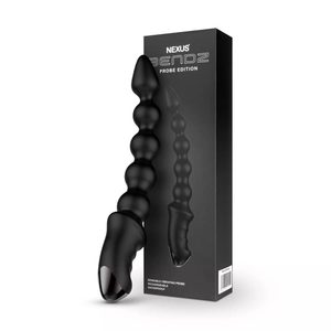 Анальний вібратор-намисто Nexus BENDZ Bendable Vibrator Probe Edition, ефект пам’яті форми