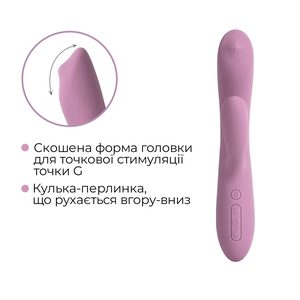 Смарт вібратор-кролик з перлинною стимуляцією точки G Svakom Trysta Neo