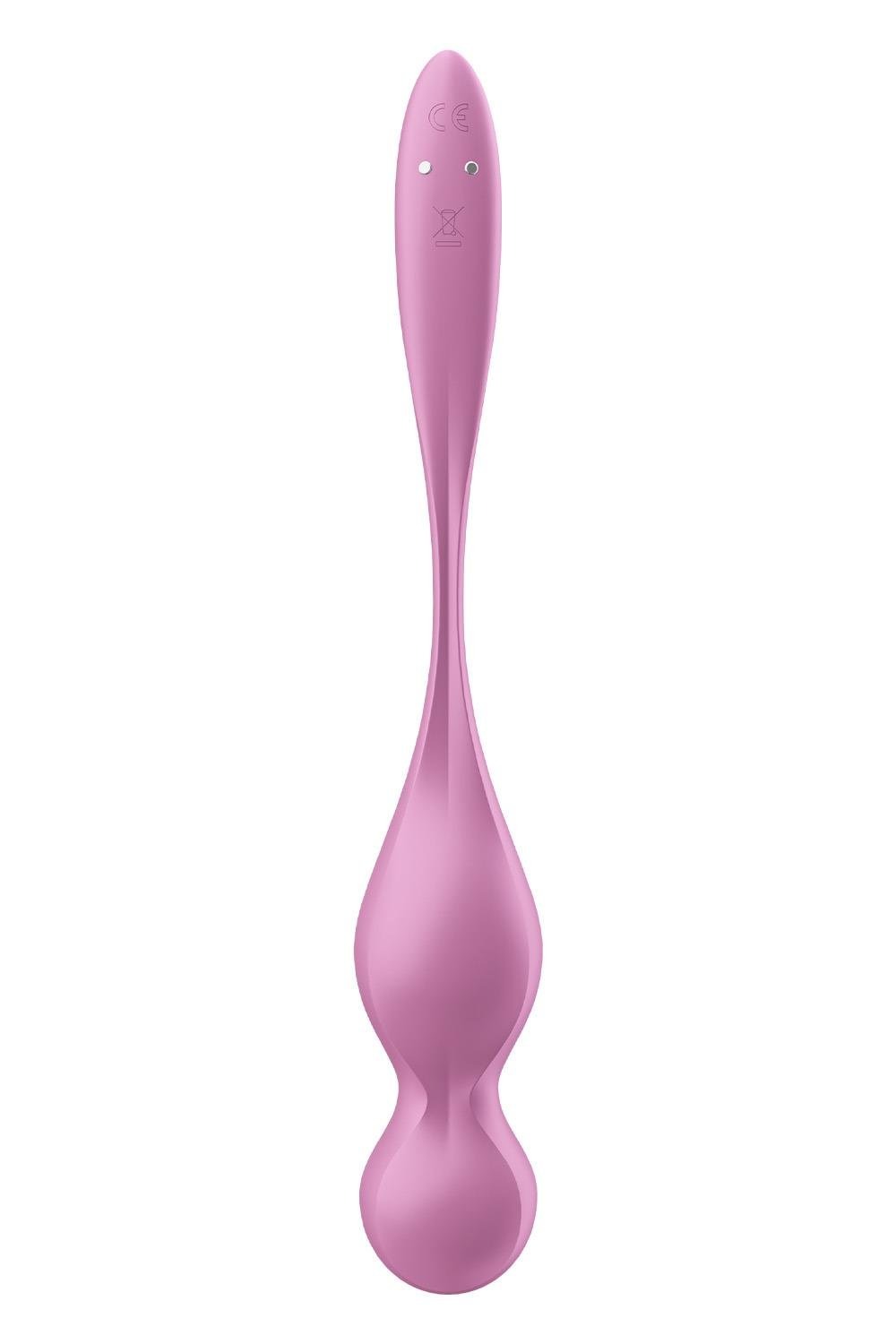 Вагінальні смарт-кульки з вібрацією Satisfyer Love Birds 1 Connect App Pink, 78 г