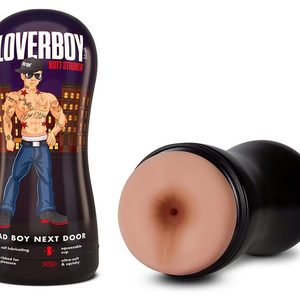 Мастурбатор анус Blush Coverboy Bad Boy у колбі, бежевий, 18.5 см