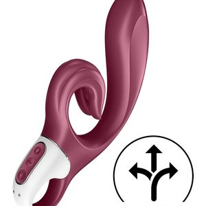 Вібратор-кролик Satisfyer Love Me Red, гнучкий, відросток з потрійним кінчиком