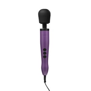 Вібромасажер DOXY Original Purple, дуже потужний, живлення 220В, пульсівні вібрації