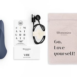 Мінівібратор Womanizer Vibe Dark Blue, 3 авторежими + 10 рівнів інтенсивності