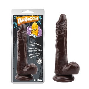 Фалоімітатор реалістичний Chisa Rubicon на присосці, коричневий