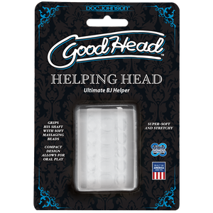 Мастурбатор Doc Johnson GoodHead - Helping Head ULTRASKYN, супер помічниця для мінету