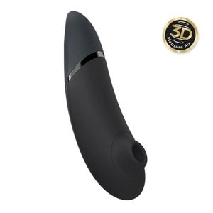 Вакуумний кліторальний стимулятор Womanizer Next Black, 3D Pleasure Air, 14 рівнів інтенсивності