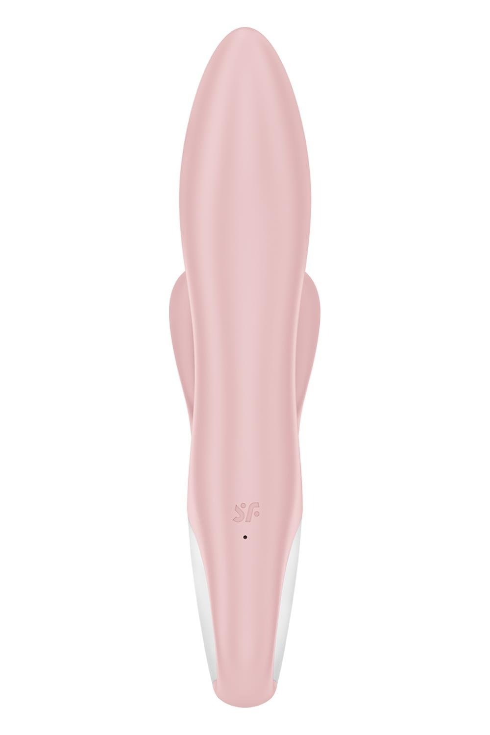 Вібратор-кролик надувний Satisfyer Air Pump Bunny 3, 12 режимів, подвійний відросток