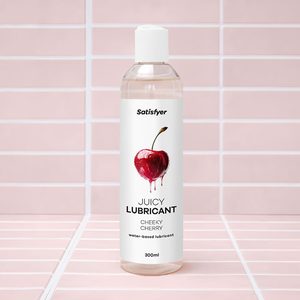 Лубрикант на водній основі Satisfyer Juicy Lubricant Cheeky Cherry water based 300 мл