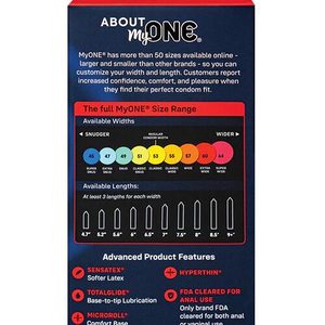 Презервативи MyONE Super Wide 10 шт, картонна коробка