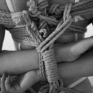 Мотузка для бондажу DS Fetish LOVE ROPE 20 м, чорний