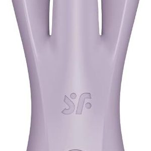 Кліторальний вібратор Satisfyer Threesome 2 Violet, 3 гнучкі пальчики, 3 мотори