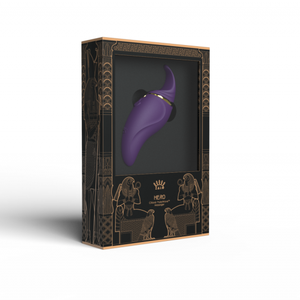 Кліторальний вібромасажер з язичком і вібрацією Zalo Hero, Twilight Purple