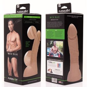 Фалоімітатор Fleshlight Guys: Mick Blue Dildo, за зліпком пеніса порноактора