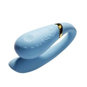 Смартвібратор для пар Zalo — Fanfan Royal Blue