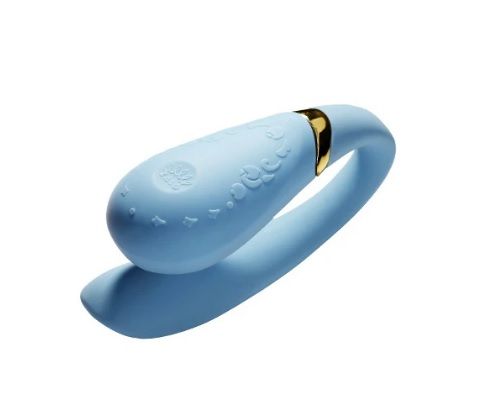 Смартвібратор для пар Zalo — Fanfan Royal Blue