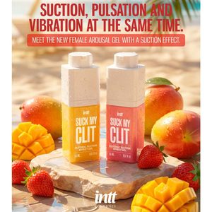 Смоктайзер для клітора Intt Suck My Clit Tropical Mango (15 мл), манго, гель з ефектом посмоктування