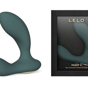 Смарт-масажер простати LELO Hugo 2 Green, 2 мотори, підвищена потужність