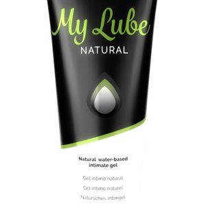 Лубрикант на водній основі Intt My Lube Natural, 100 мл, натуральний склад, без запаху, нелипкий