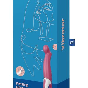 Потужний вібратор Satisfyer Vibes Petting Hippo з гнучким стовбуром, літій силікон, 12 режимів