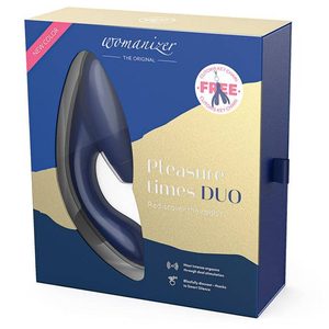 Інноваційний безконтактний стимулятор Womanizer Duo Blueberry