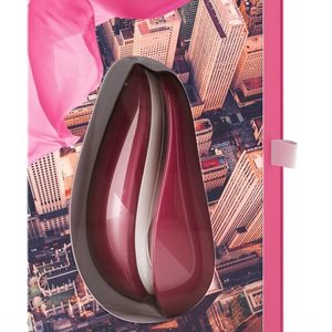 Вакуумний кліторальний стимулятор Womanizer Liberty Red, магнітна кришка, 2 насадки