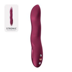 Пульсатор для точки G Fun Factory Stronic Wave Wine Red, 10 режимів, дуже тихий