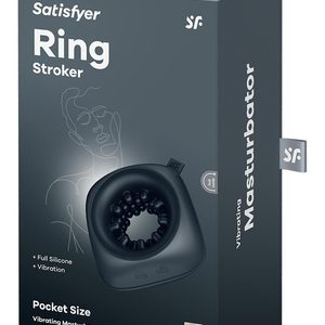 Мастурбатор Satisfyer Ring Stroker, 12 режимів вібрації, універсальний, компактний