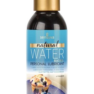 Змазка на водній основі Sensuva Natural Water-Based Blueberry Muffin 125мл без гліцерину і парабенів