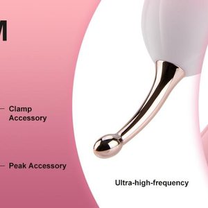 Ультразвуковий вібратор для клітора Otouch Bloom Ultrasonic Clitoris, 2 дод. насадки