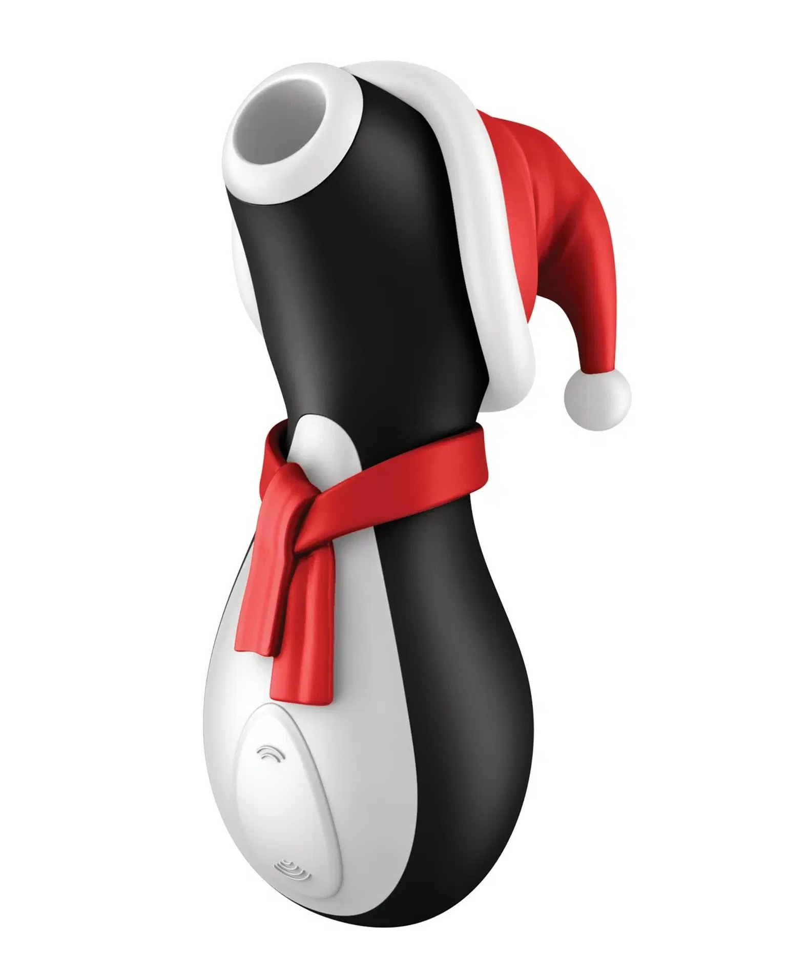 Вакуумний кліторальний стимулятор Satisfyer Penguin Holiday Edition, у шапочці та шарфі