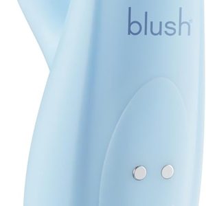 Вібратор-кролик Blush Play with Me для точки G та клітора, блакитний