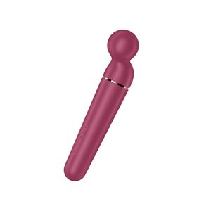 Вібромасажер Satisfyer Planet Wand-er Berry/Rosegold, дуже потужний, бездротовий