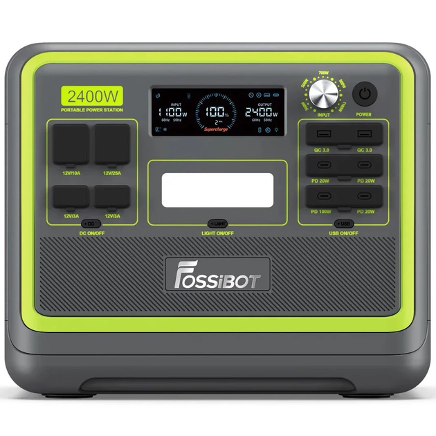 Зарядна станція Fossibot F2400 green