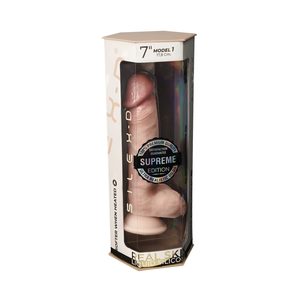 Фалоімітатор SilexD Johnny Premium Real Skin Flesh (7in MODEL 1), ультрареалістик, діаметр 3,8 см
