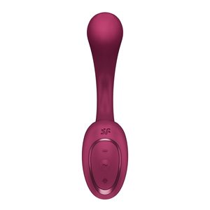Вагінально-кліторальний вібратор Satisfyer G for Goddess 2 Wine Red, 2 мотори