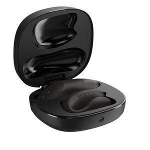 Вібратор для пар We-Vibe Chorus Pro Satin Black з пультом і додатком, чорний
