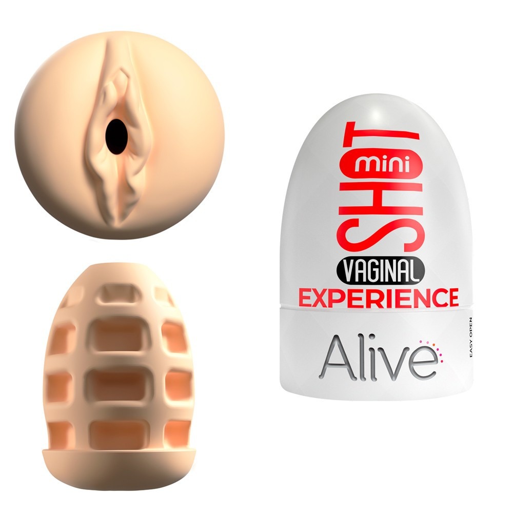 Мінімастурбатор вагіна Alive Vaginal Mini Masturbator (Flesh)